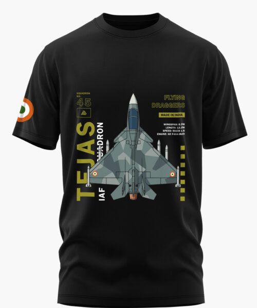 TEJAS THE FLYING DRAGGERS COTTON T-SHIRT