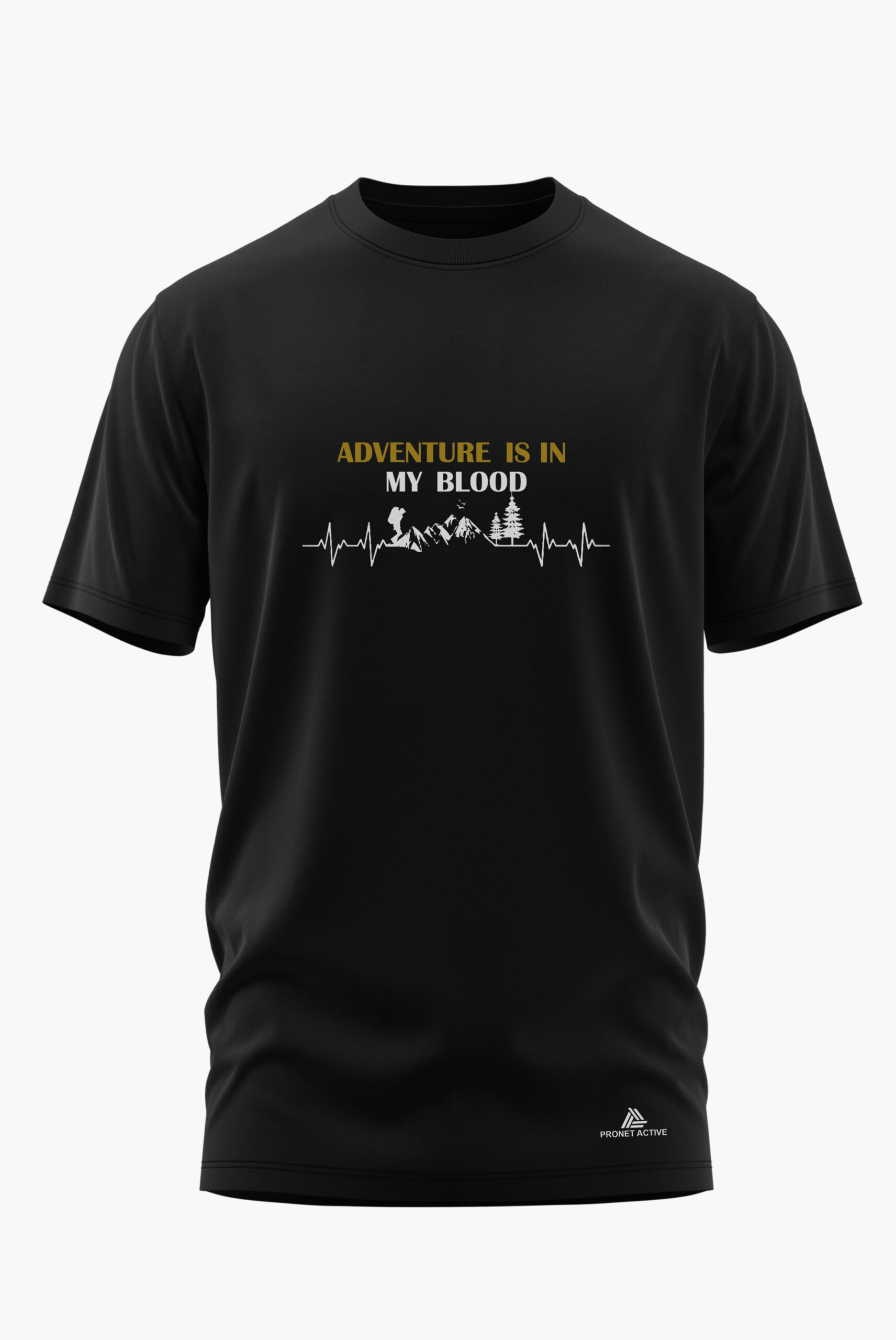 ADVENTURE IS IN MY BLOOD COTTON T-SHIRT