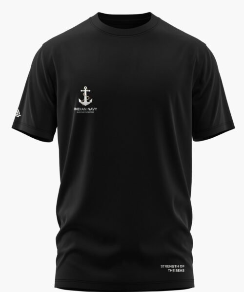 INDIAN NAVY GUARDING THE SEAS COTTON T-SHIRT