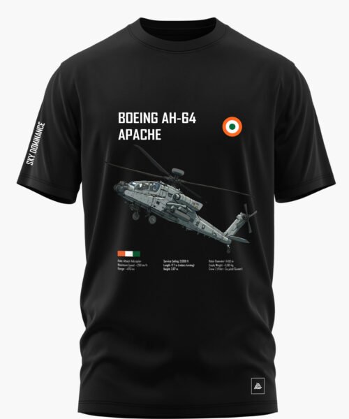 BOEING AH-64 APACHE COTTON T-SHIRT