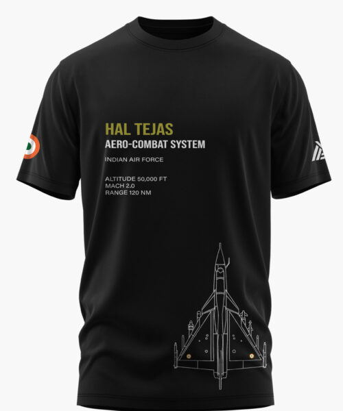 TEJAS AERO COMBAT SYSTEM COTTON T-SHIRT