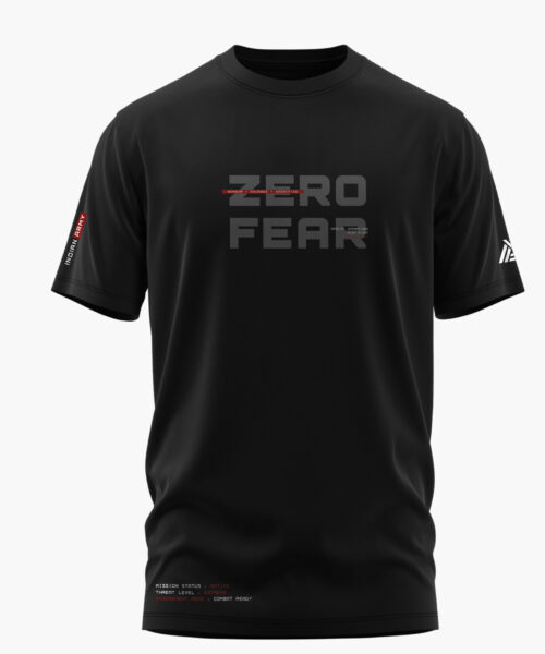 INDIAN ARMY ZERO FEAR COTTON T-SHIRT