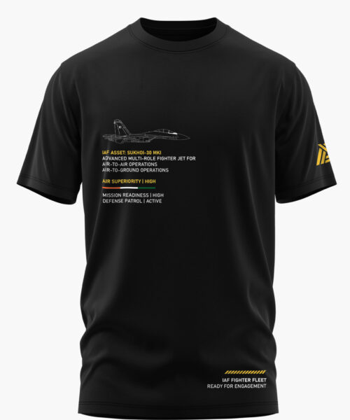 SU-30 MKI MISSION READINESS COTTON T-SHIRT