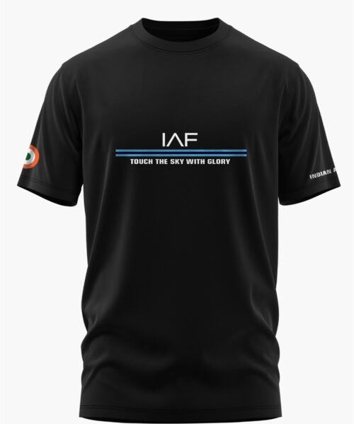 INDIAN AIRFORCE GLORY STRIPE COTTON T-SHIRT
