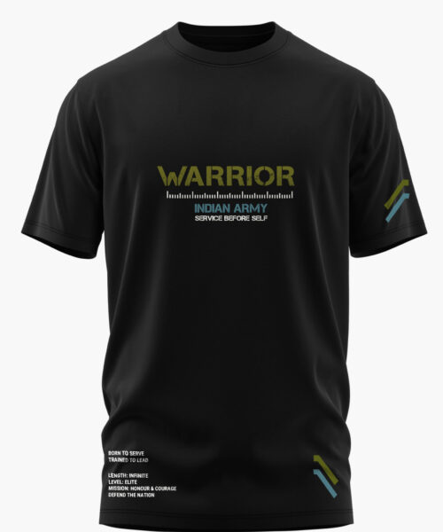 INDIAN ARMY BORN TO SERVE COTTON T-SHIRT