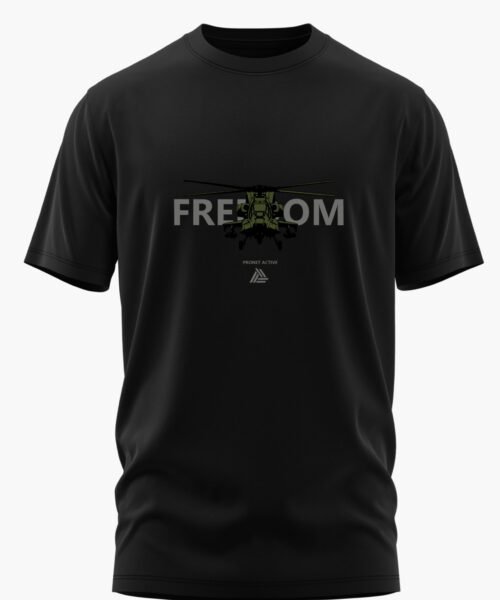 APACHE HELICOPTER FREEDOM COTTON T-SHIRT