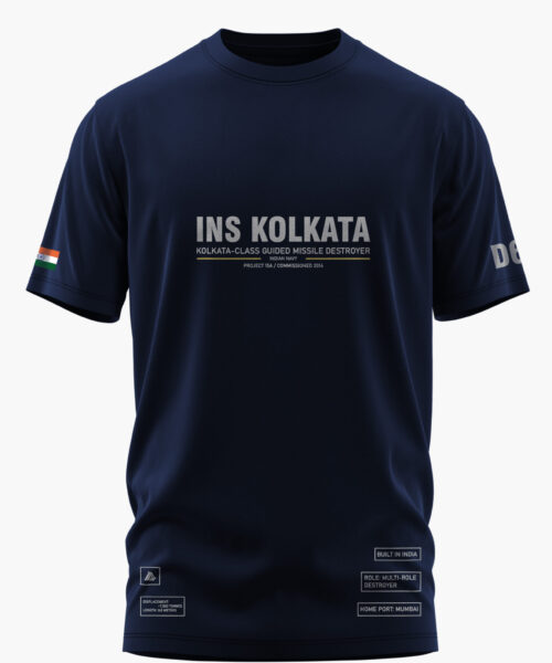 INS KOLKATA COTTON T-SHIRT