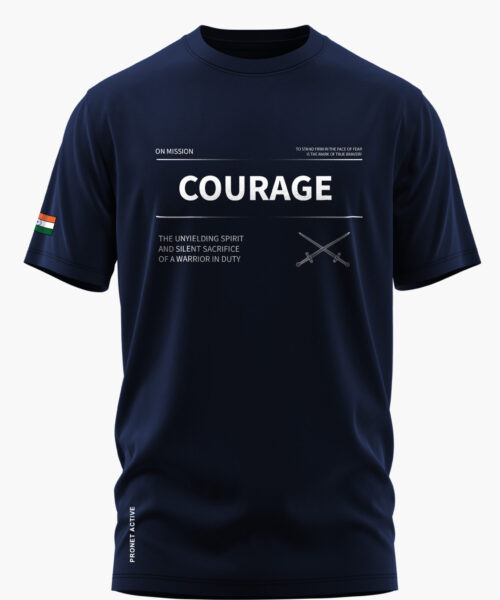 COURAGE SILENT SACRIFICE COTTON T-SHIRT