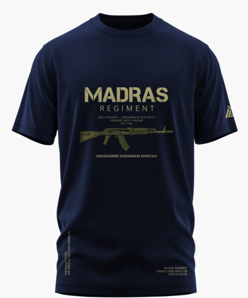 MADRAS REGIMENT COTTON T-SHIRT