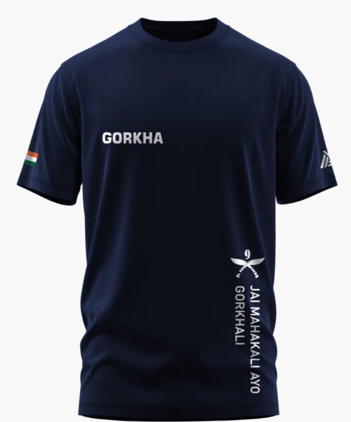 JAI MAHAKALI AYO GORKHALI COTTON T-SHIRT