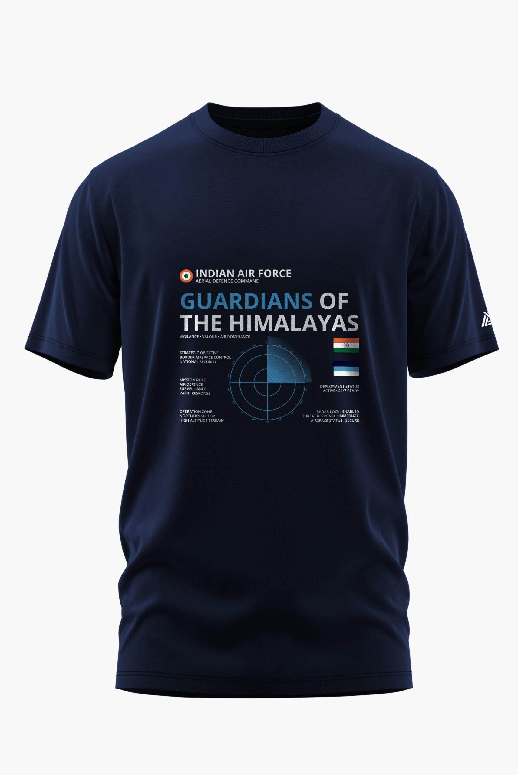 IAF HIMALAYAN SHIELD COTTON T-SHIRT