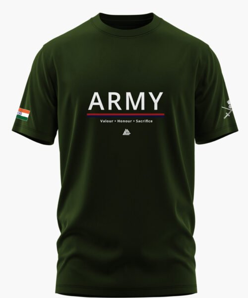 INDIAN ARMY VALOUR COTTON T-SHIRT