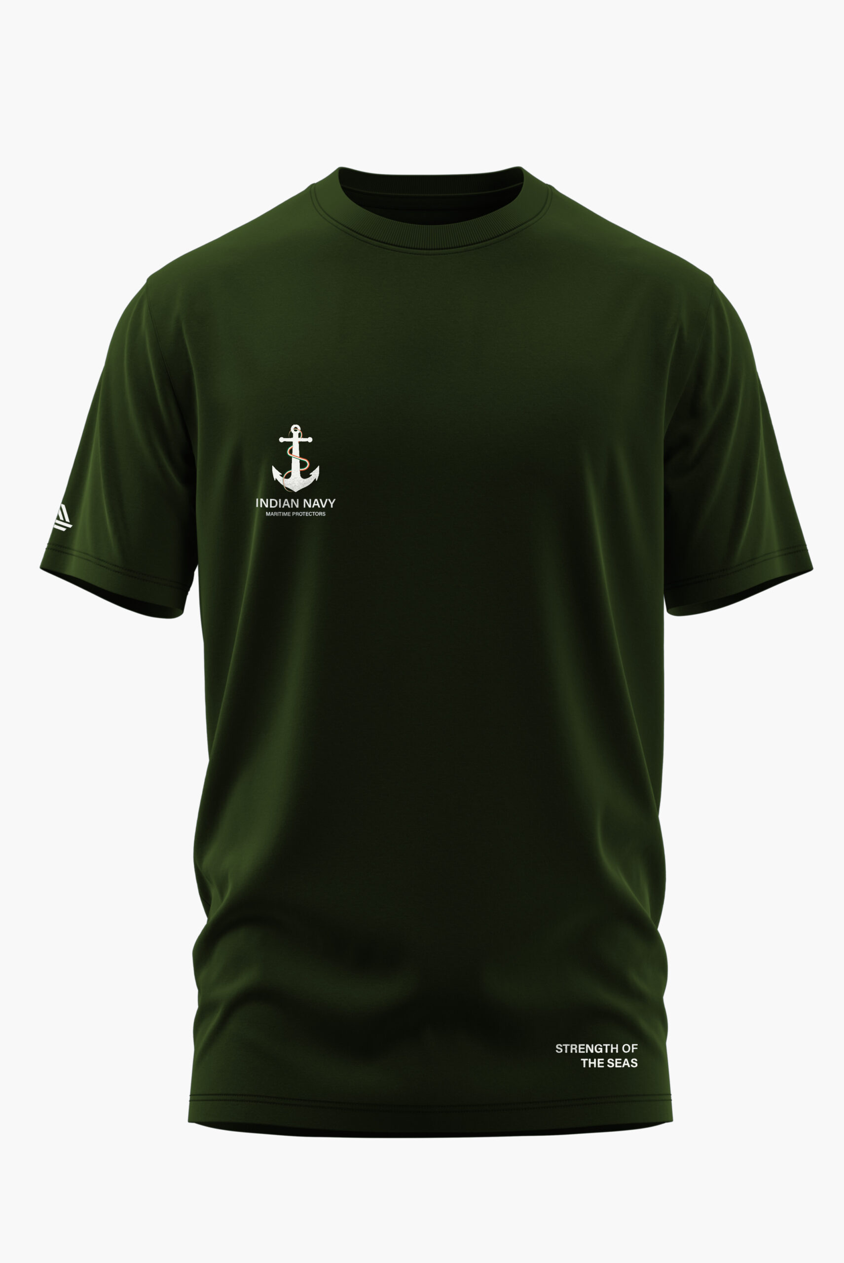 INDIAN NAVY GUARDING THE SEAS COTTON T-SHIRT