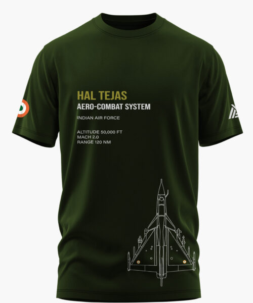 TEJAS AERO COMBAT SYSTEM COTTON T-SHIRT