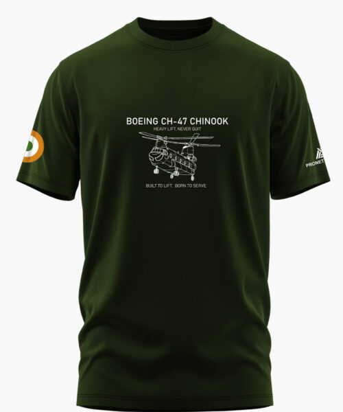 CHINOOK BUILT TO LIFT COTTON T-SHIRT