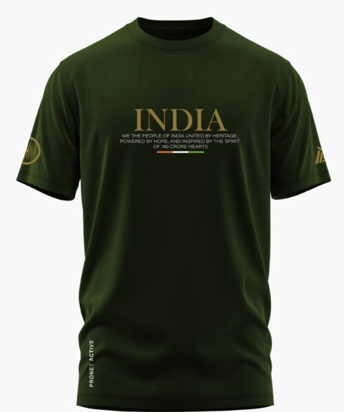 WE THE PEOPLE OF INDIA COTTON T-SHIRT