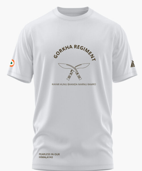 GORKHA REGIMENT FEARLESS COTTON T-SHIRT