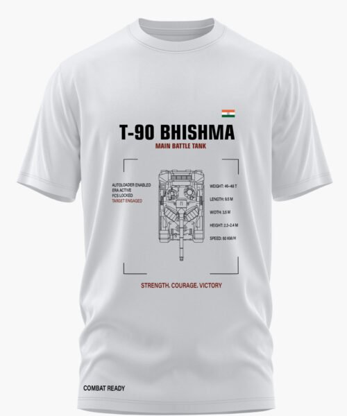 T 90 BHISHMA MAIN BATTLE TANK COTTON T-SHIRT