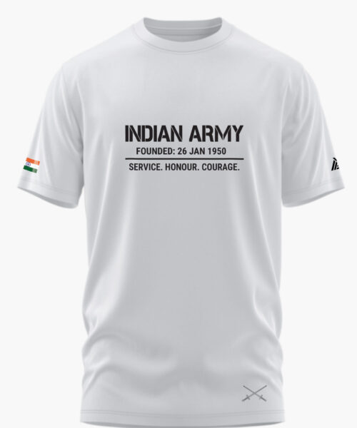 INDIAN ARMY FOUNDERS SERIES COTTON T-SHIRT