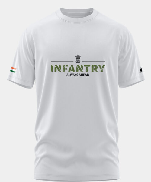 INFANTRY ALWAYS AHEAD COTTON T-SHIRT