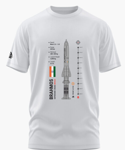 BRAHMOS MISSILE COTTON T-SHIRT