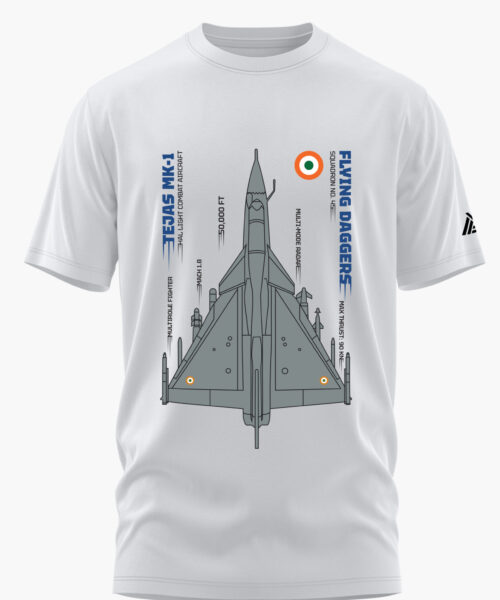 SQ. 45 FLYING DAGGERS COTTON T-SHIRT