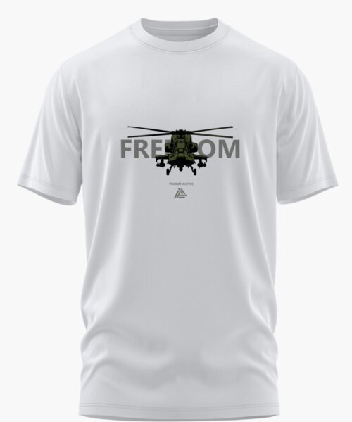 APACHE HELICOPTER FREEDOM COTTON T-SHIRT