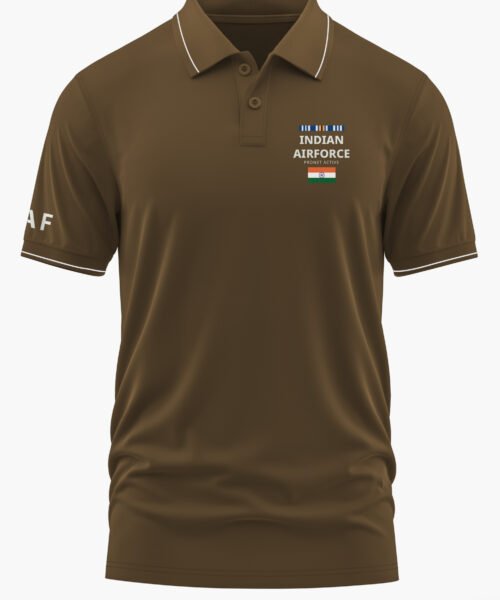 INDIAN AIRFORCE HONOR BADGE POLO T-SHIRT