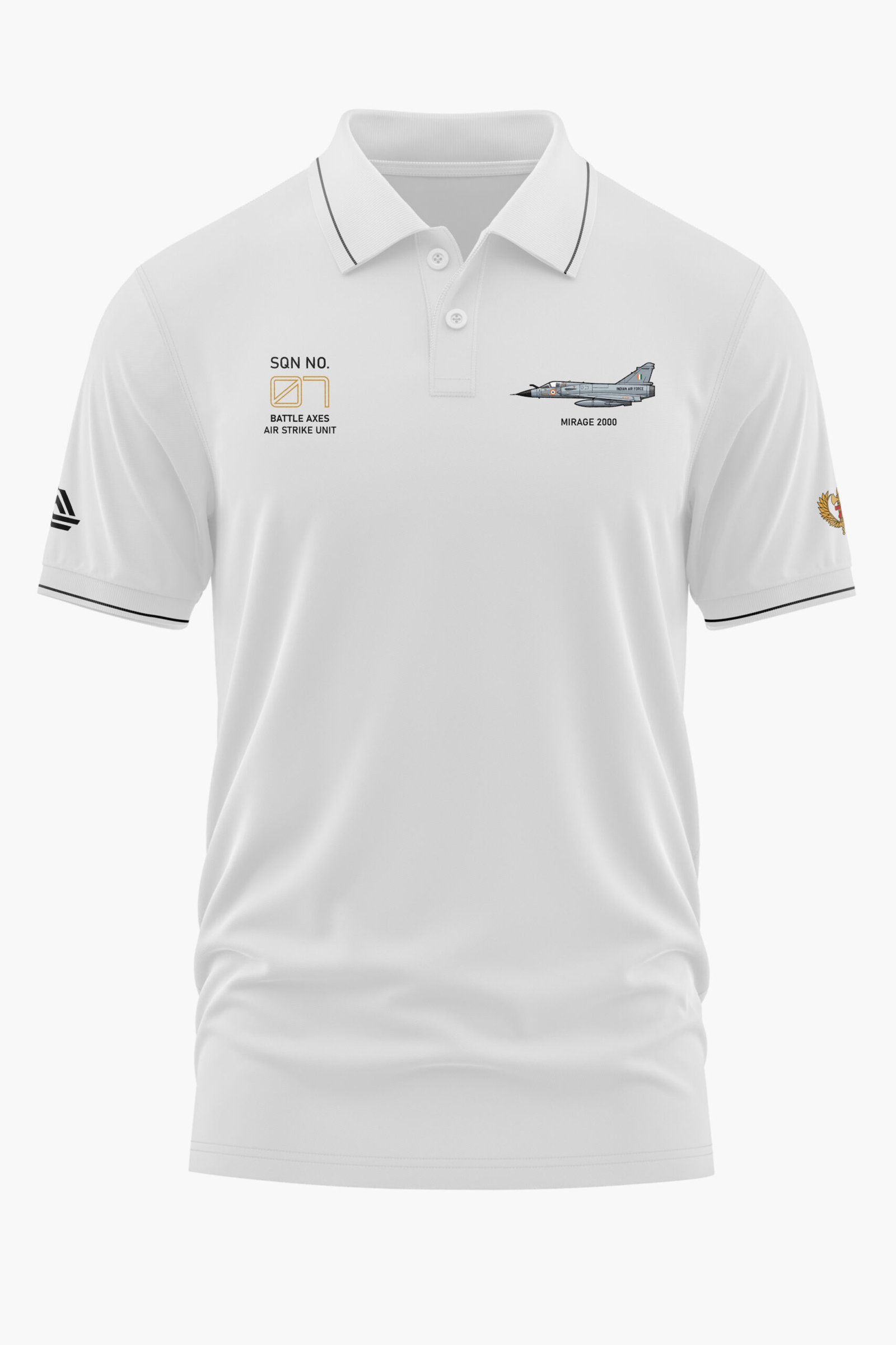 SQN NO. 07 BATTLE AXES POLO T-SHIRT