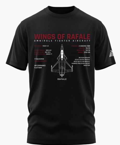 WINGS OF RAFALE COTTON T-SHIRT