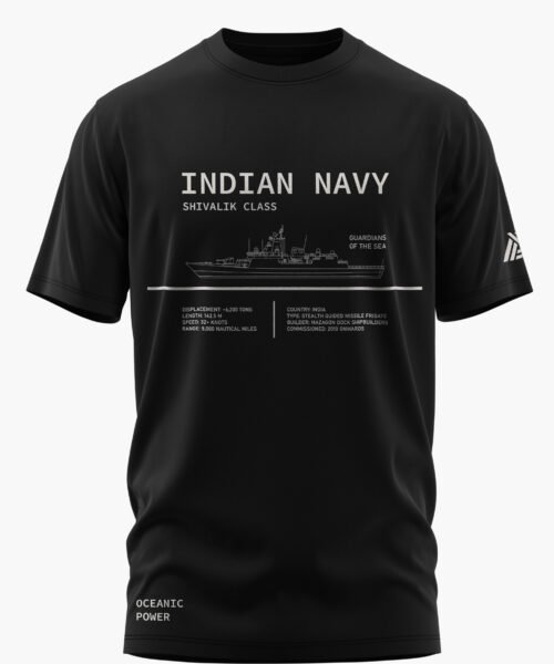 SHIVALIK CLASS FRIGATE COTTON T-SHIRT