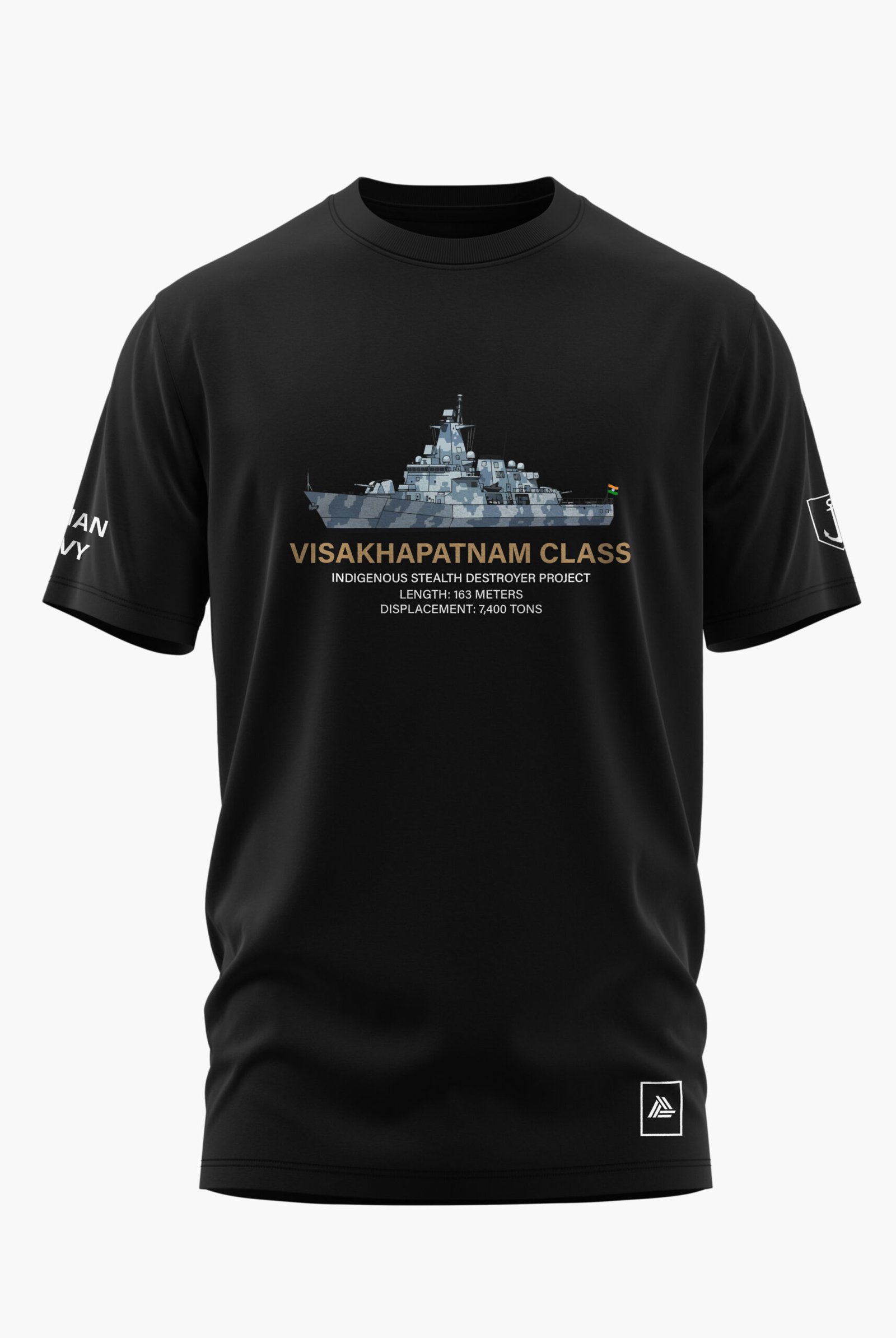 INS VISAKHAPATNAM  COTTON T-SHIRT