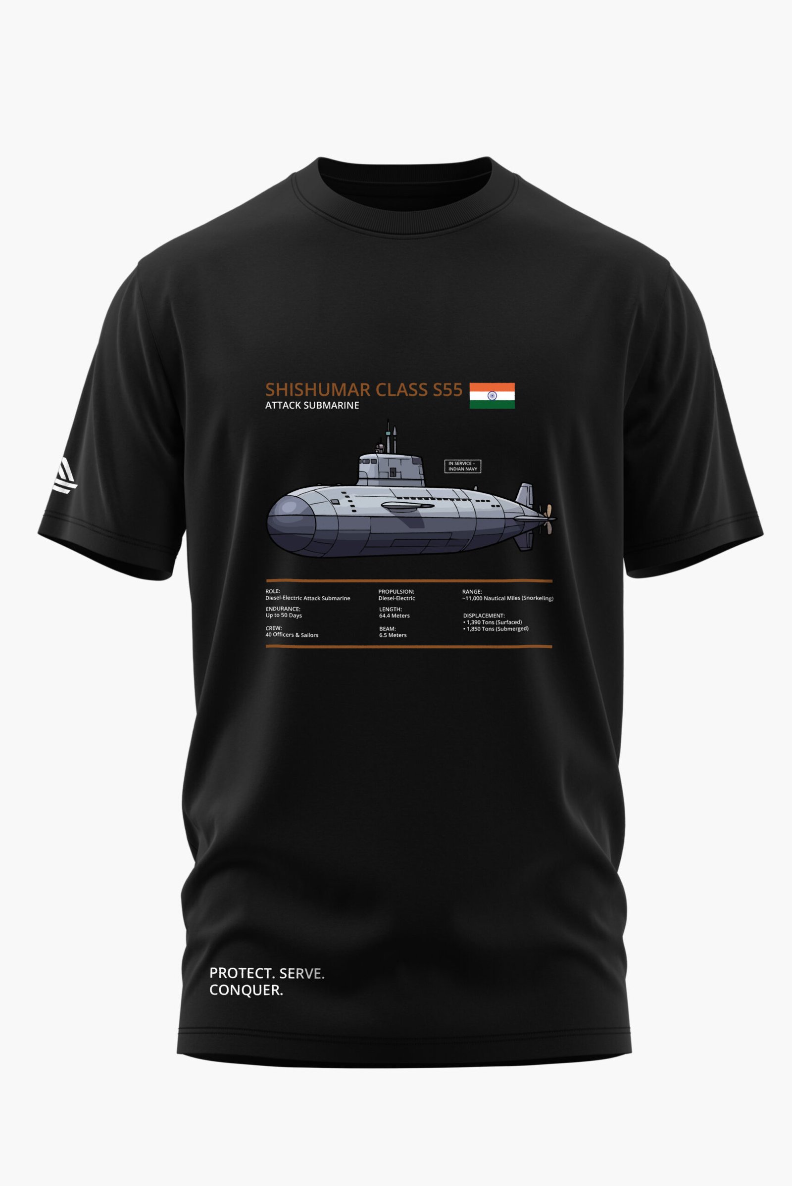 NAVAL DOMINANCE COTTON T-SHIRT