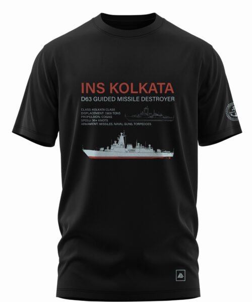 KOLKATA CLASS (D63) COTTON T-SHIRT