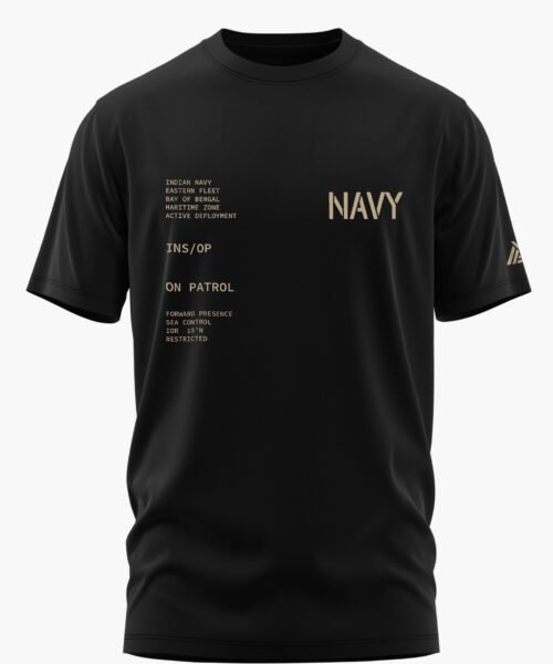 NAVY OPERATION COTTON T-SHIRT