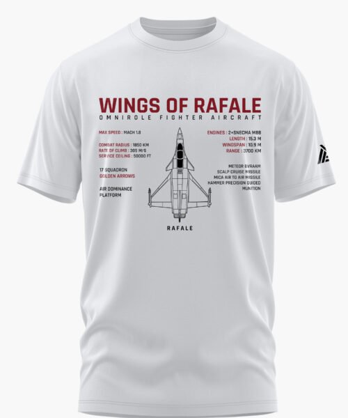 WINGS OF RAFALE COTTON T-SHIRT