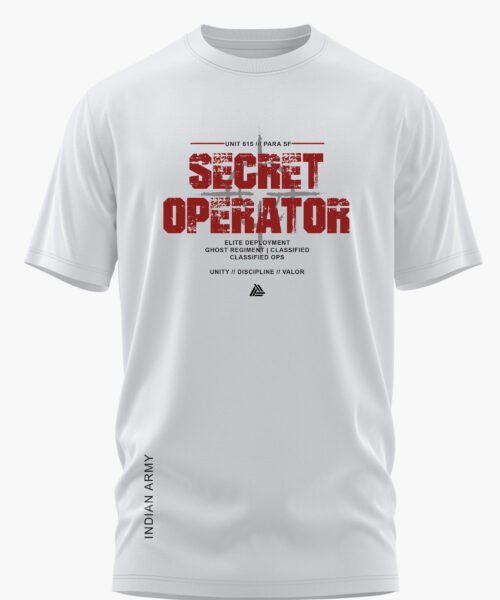 SECRET OPERATOR COTTON T-SHIRT