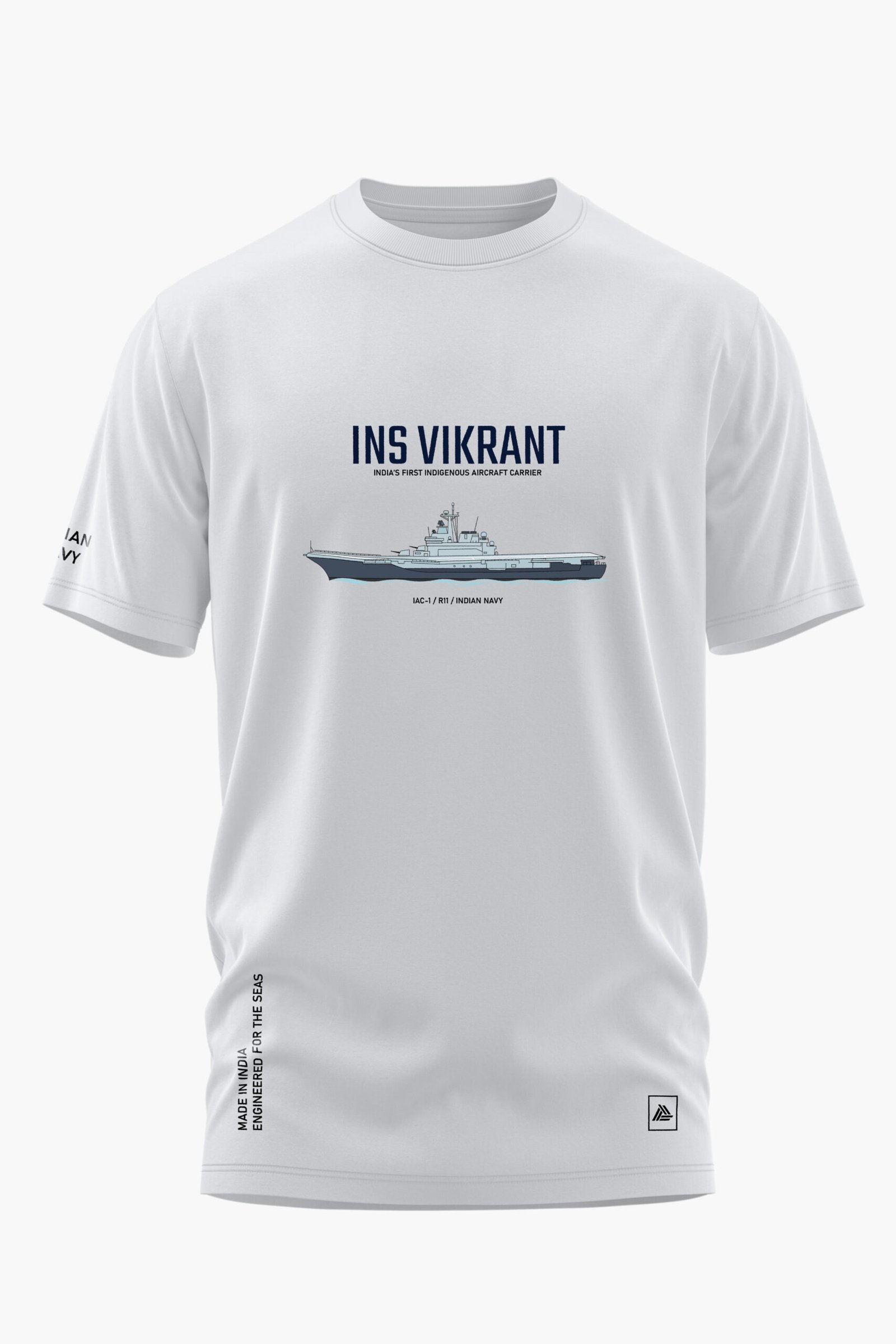 INS VIKRANT – AIRCRAFT CARRIER COTTON T-SHIRT