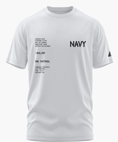 NAVY OPERATION COTTON T-SHIRT