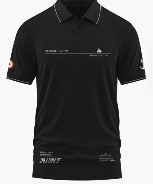 ARIHANT CREW SILENT GUARDIAN POLO T-SHIRT