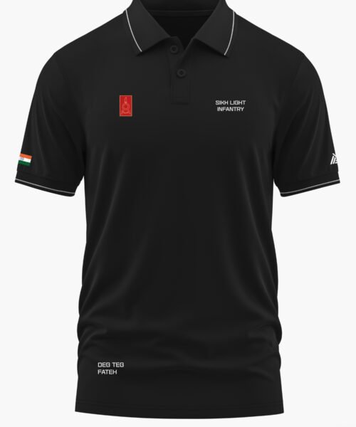 SIKH LIGHT INFANTRY POLO T-SHIRT