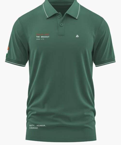 ARMY THE BRAVEST POLO T-SHIRT