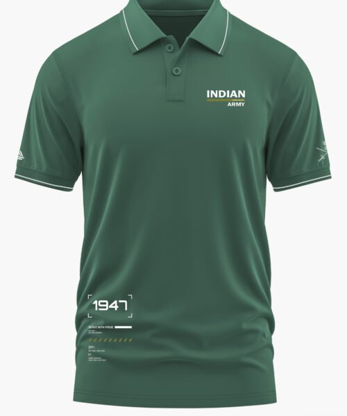 SERVE WITH PRIDE - INDIAN ARMY POLO T-SHIRT