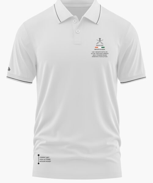 INDIAN ARMY COMBAT UNIT POLO T-SHIRT