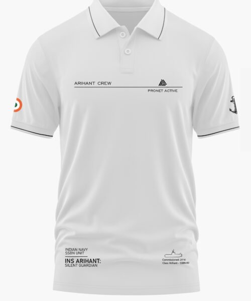 ARIHANT CREW SILENT GUARDIAN POLO T-SHIRT