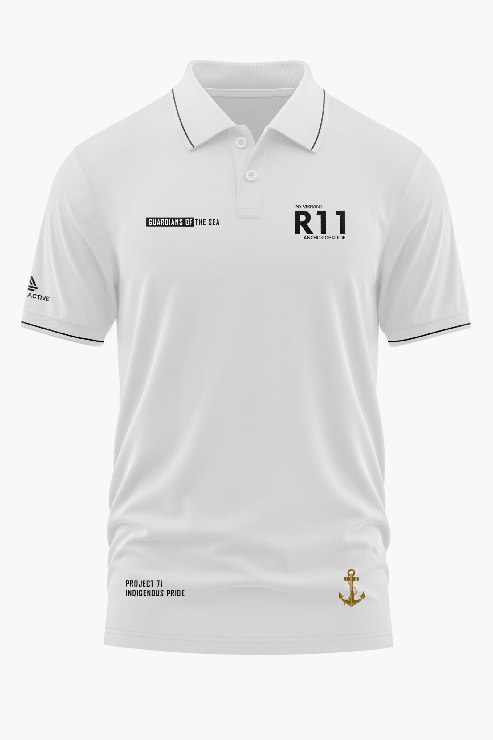 INS VIKRANT INDIGENOUS PRIDE POLO T-SHIRT