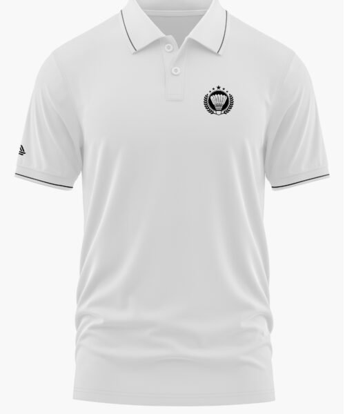 THE SHUTTLE CREST POLO T-SHIRT