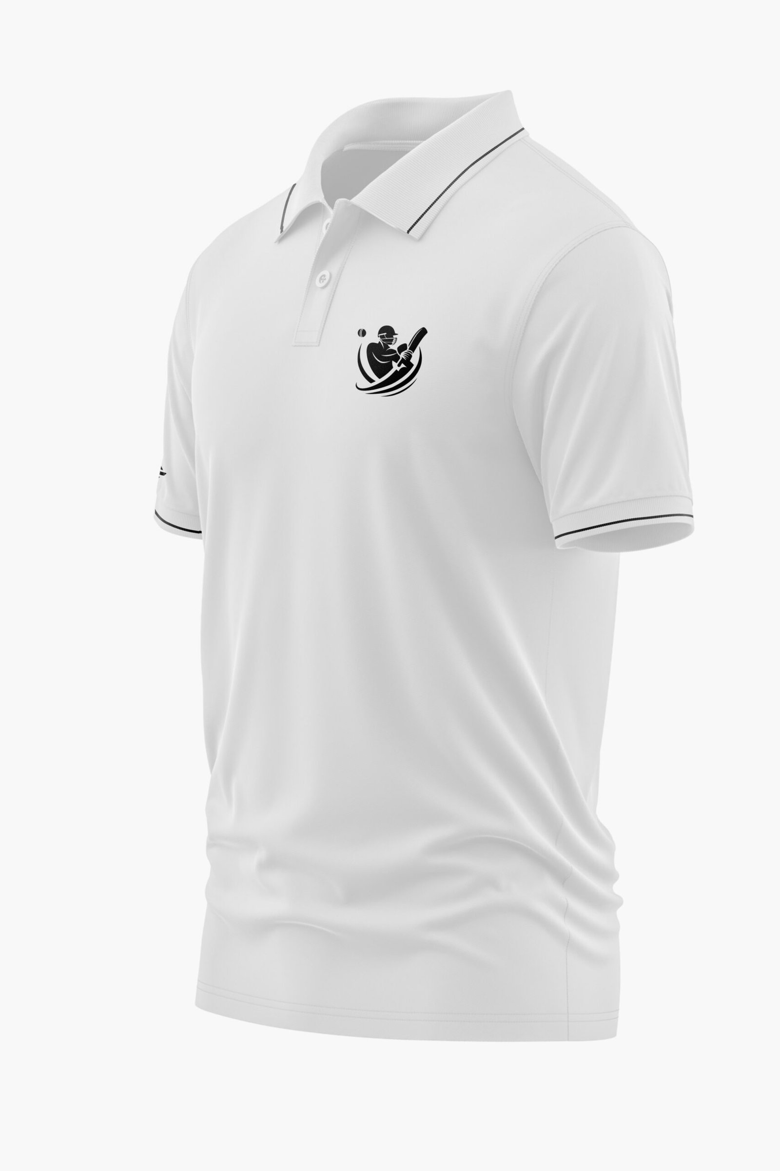 THE CRICKET CREST POLO T-SHIRT