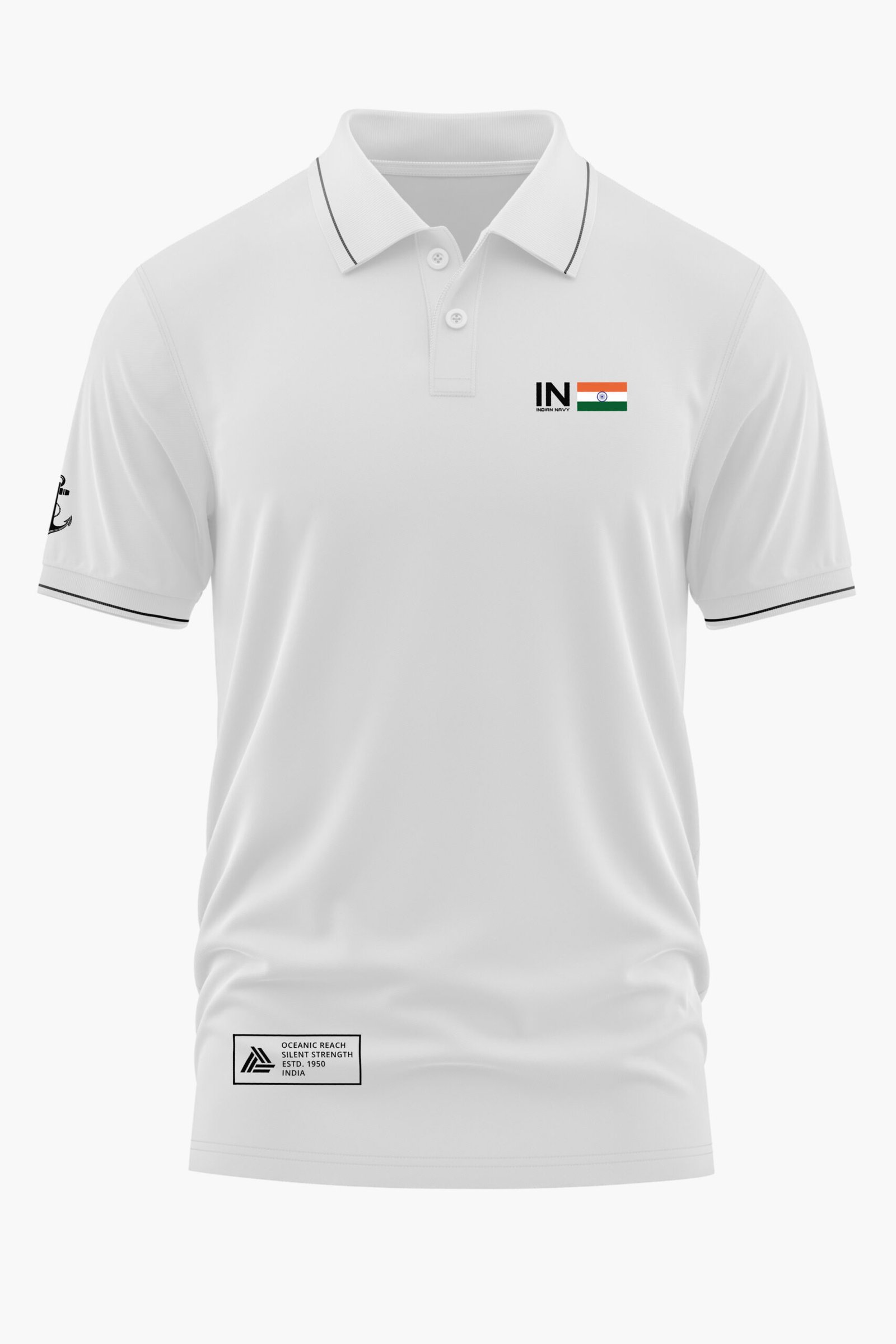 INDIAN NAVY CORE POLO T-SHIRT