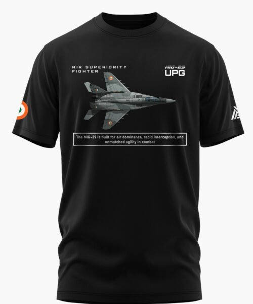 MIG-29 UPG AIR SUPERIORITY COTTON T-SHIRT